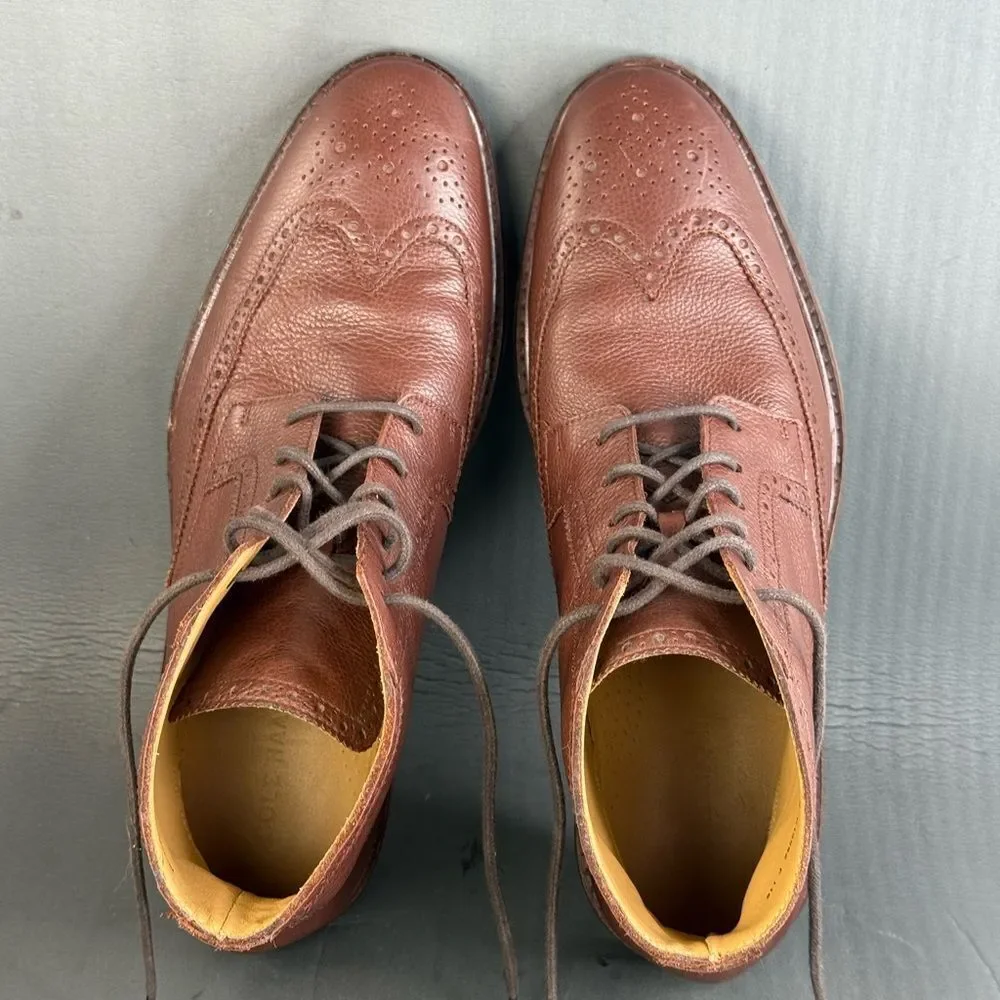 Cole Haan Williams Welt II chukka boot brown leather mens size 11.5
